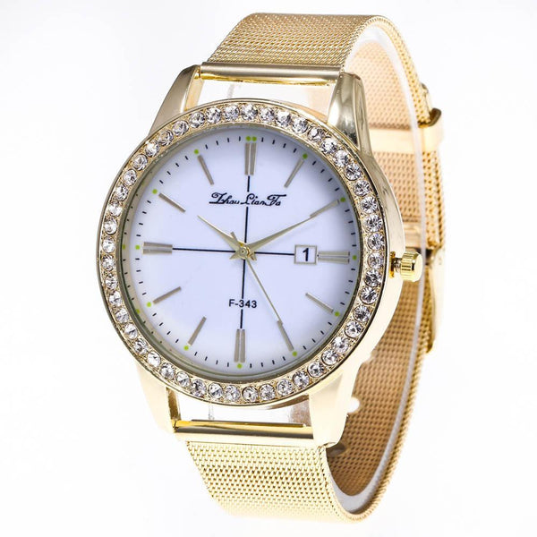 Unisex Watches Quartz Trendy Wrist Watch Stainless Steel Watches