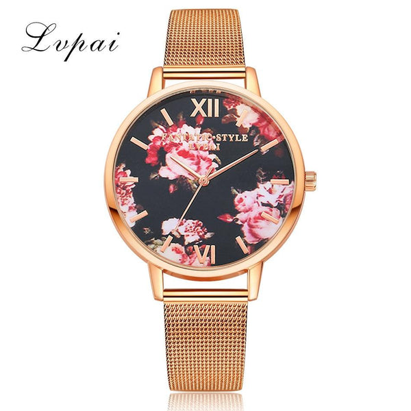 LVPAI Watches Women Quartz Wristwatch Clock Ladies Dress Gift Watches