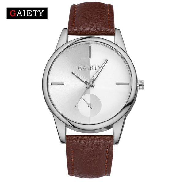 Women Fashion Leather Band Analog Quartz Round Wrist Watch Watches