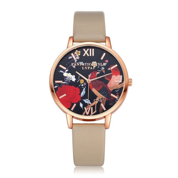 LVPAI Watches Women Quartz Wristwatch Clock Ladies Dress Gift Watches