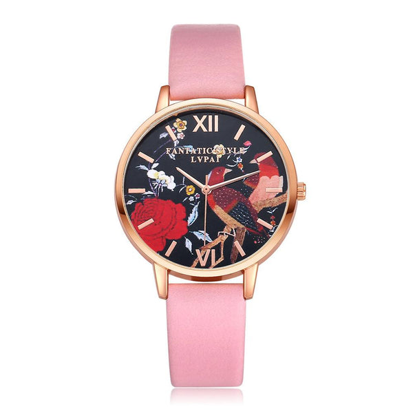 LVPAI Watches Women Quartz Wristwatch Clock Ladies Dress Gift Watches