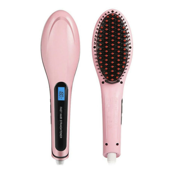 Paddle Brush Hair Straightener Comb