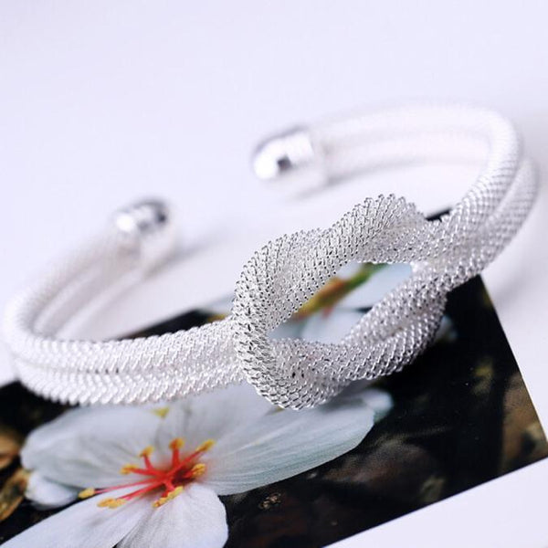 1 PC Women Bracelets Jewelry Knote Bangle Gift