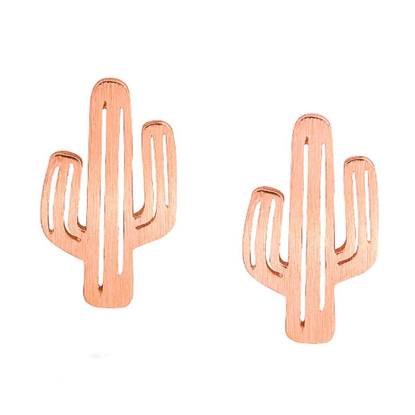 1 Pair Cactu Shape Ear Stud Creative Sweet Eardrop Fashion Jewelry Decoration