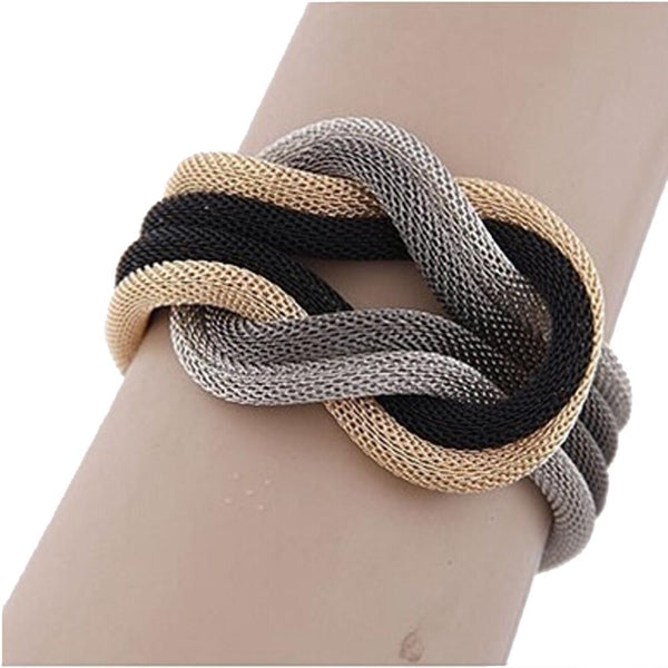 1 PC New Fashion Women's Vintage Gold Punk Cuff Bracelet Jewelry A