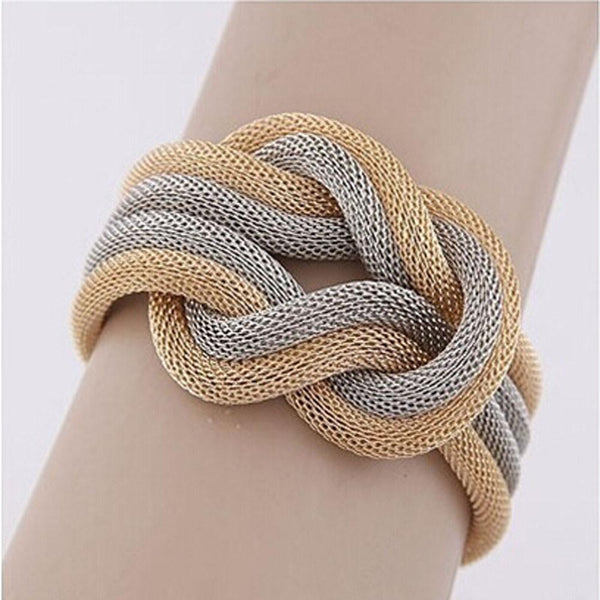 1 PC New Fashion Women's Vintage Gold Punk Cuff Bracelet Jewelry A